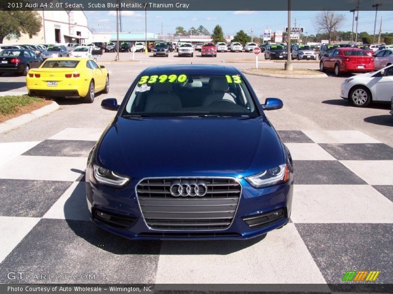 Scuba Blue Metallic / Titanium Gray 2013 Audi A4 2.0T Sedan