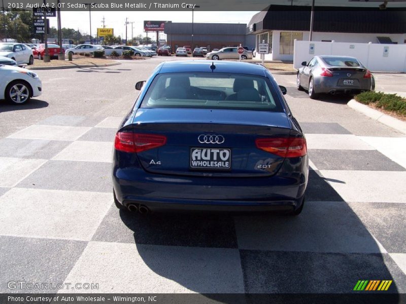 Scuba Blue Metallic / Titanium Gray 2013 Audi A4 2.0T Sedan