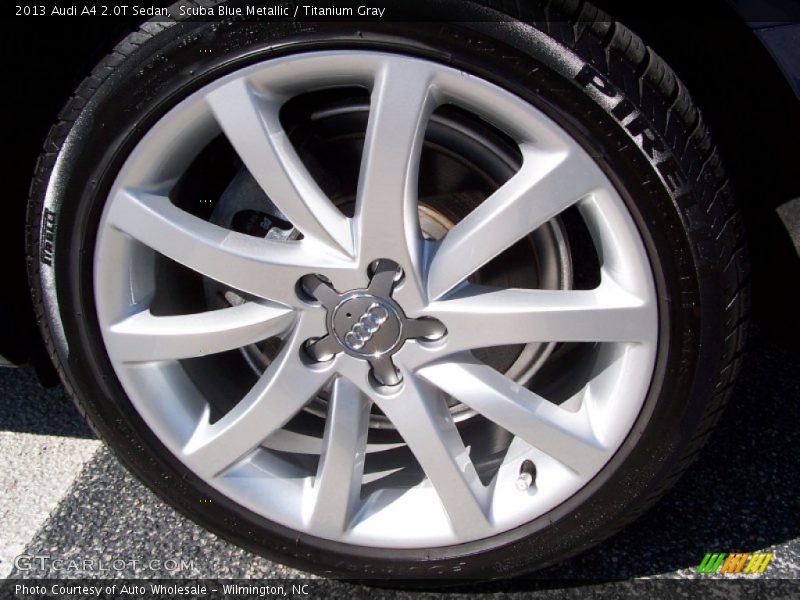 Scuba Blue Metallic / Titanium Gray 2013 Audi A4 2.0T Sedan