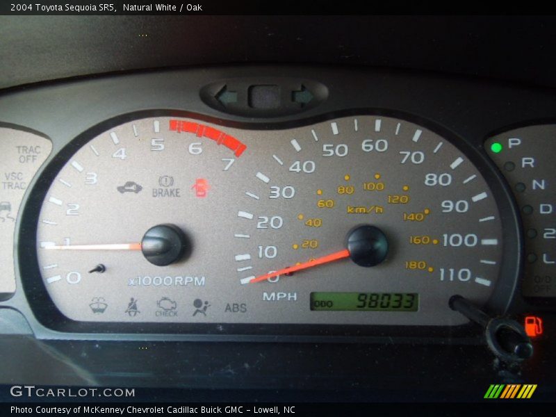  2004 Sequoia SR5 SR5 Gauges