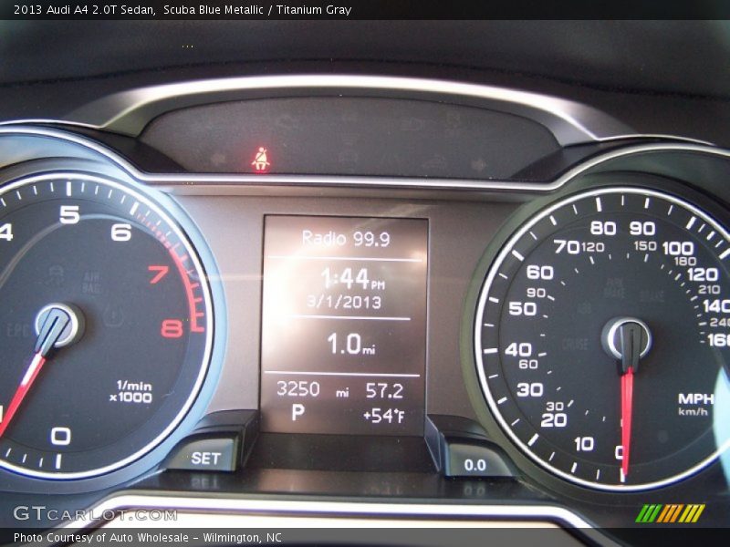 Scuba Blue Metallic / Titanium Gray 2013 Audi A4 2.0T Sedan
