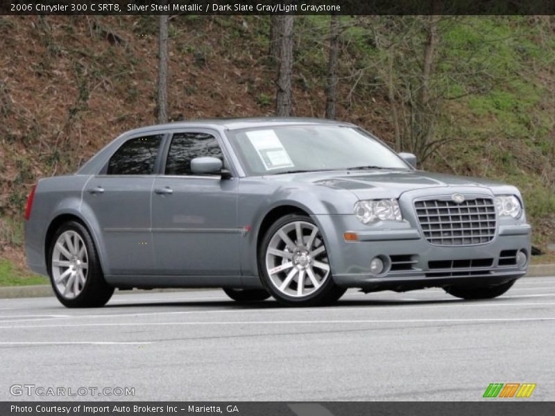 Silver Steel Metallic / Dark Slate Gray/Light Graystone 2006 Chrysler 300 C SRT8