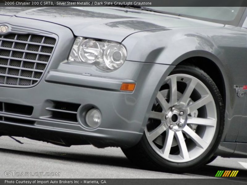 Silver Steel Metallic / Dark Slate Gray/Light Graystone 2006 Chrysler 300 C SRT8