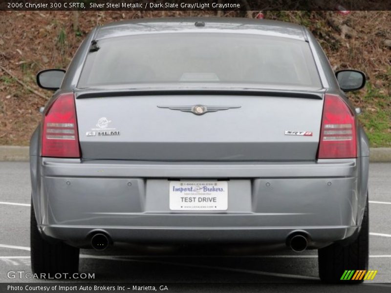 Silver Steel Metallic / Dark Slate Gray/Light Graystone 2006 Chrysler 300 C SRT8
