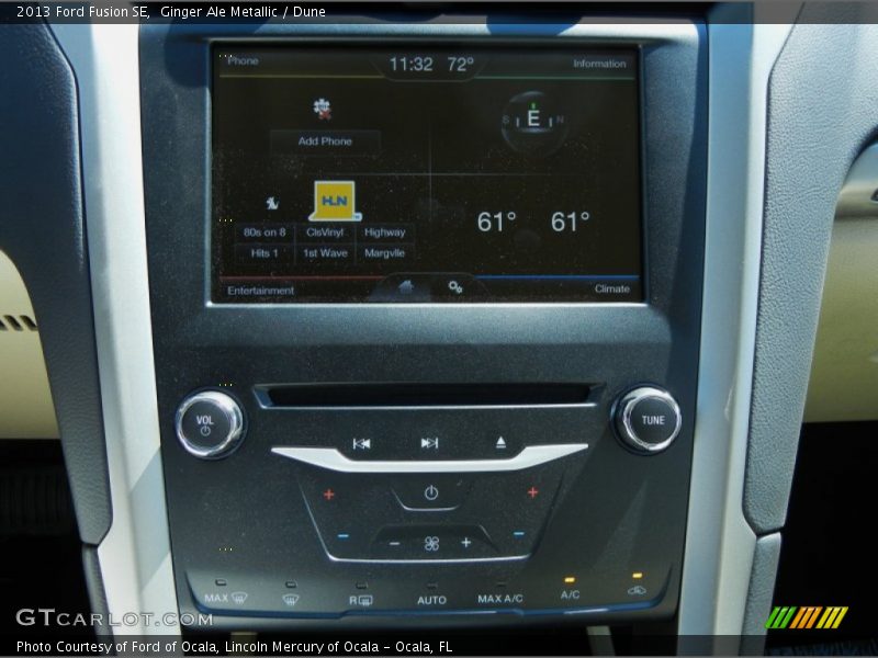 Ginger Ale Metallic / Dune 2013 Ford Fusion SE