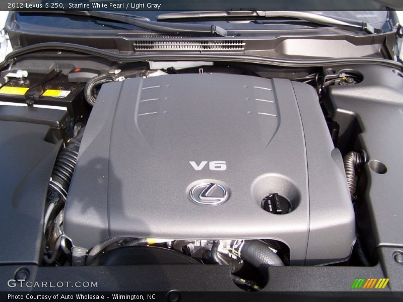 Starfire White Pearl / Light Gray 2012 Lexus IS 250