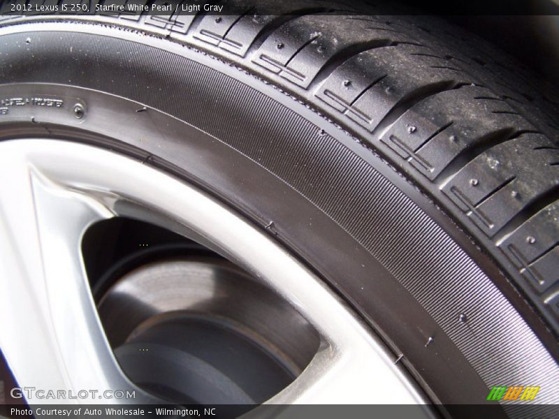 Starfire White Pearl / Light Gray 2012 Lexus IS 250