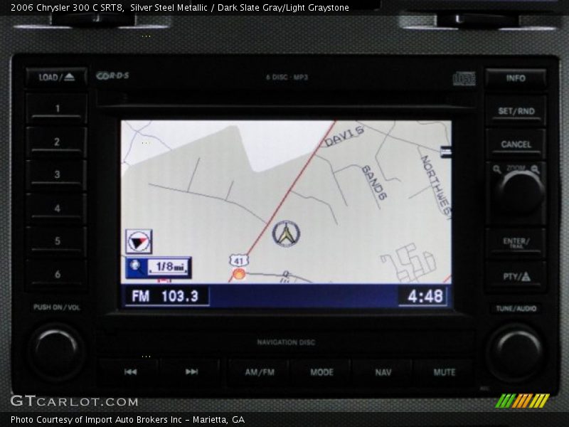 Navigation of 2006 300 C SRT8