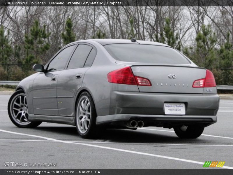 Diamond Graphite Gray Metallic / Graphite 2004 Infiniti G 35 Sedan