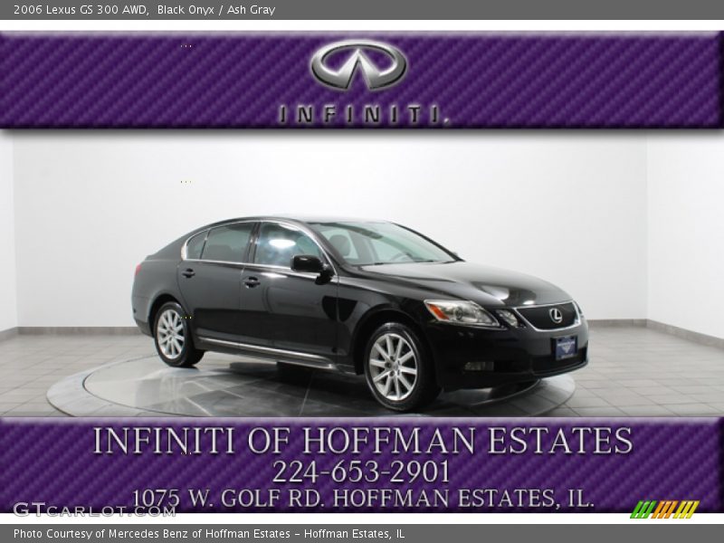 Black Onyx / Ash Gray 2006 Lexus GS 300 AWD