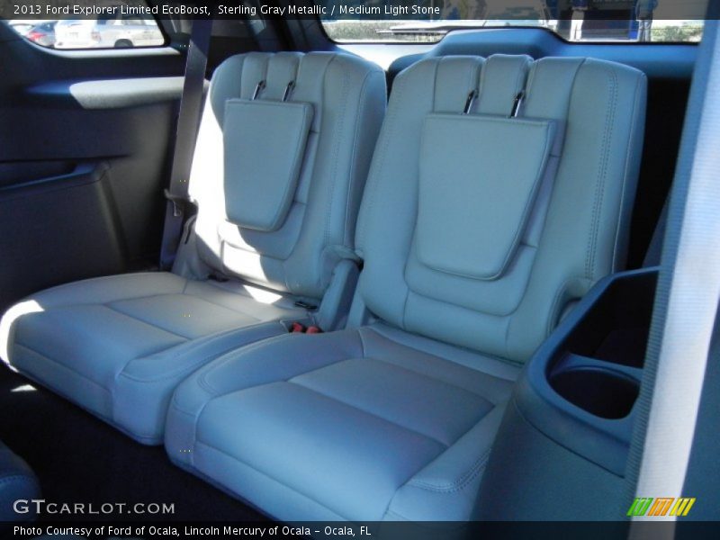 Sterling Gray Metallic / Medium Light Stone 2013 Ford Explorer Limited EcoBoost