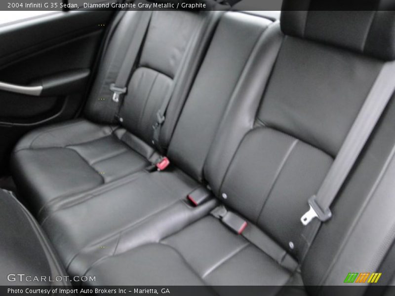 Diamond Graphite Gray Metallic / Graphite 2004 Infiniti G 35 Sedan