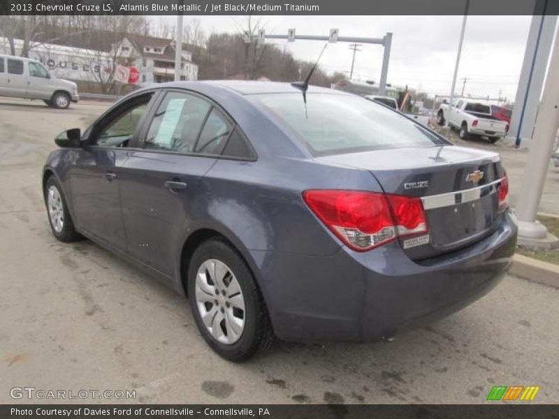 Atlantis Blue Metallic / Jet Black/Medium Titanium 2013 Chevrolet Cruze LS