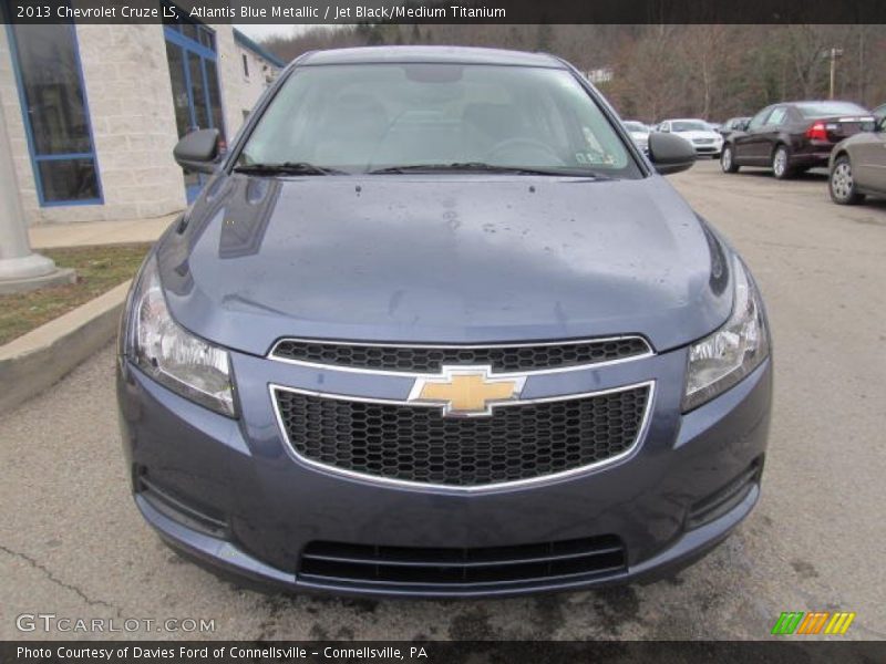 Atlantis Blue Metallic / Jet Black/Medium Titanium 2013 Chevrolet Cruze LS