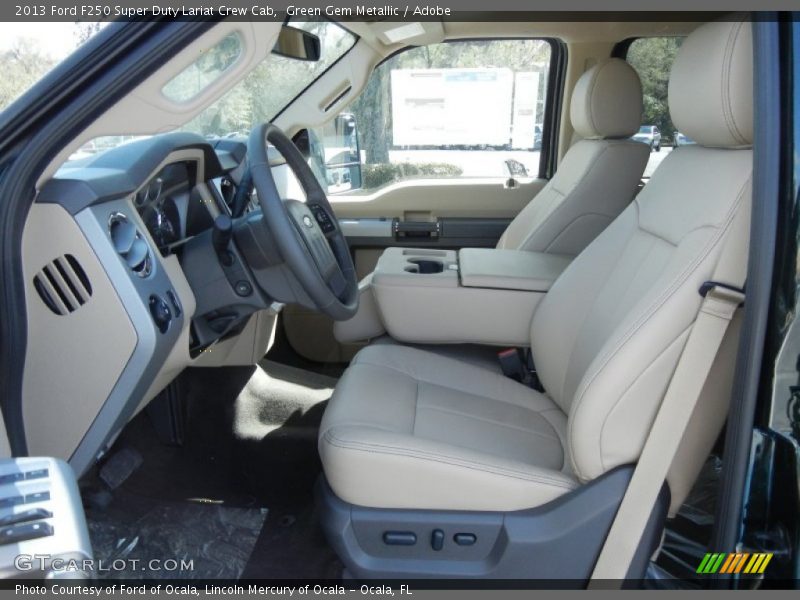  2013 F250 Super Duty Lariat Crew Cab Adobe Interior