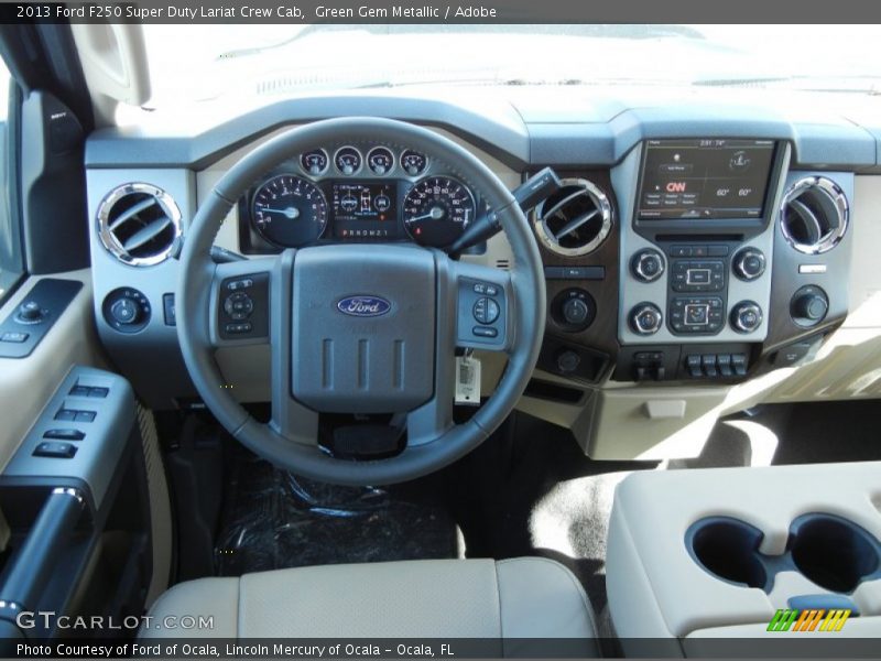 Dashboard of 2013 F250 Super Duty Lariat Crew Cab