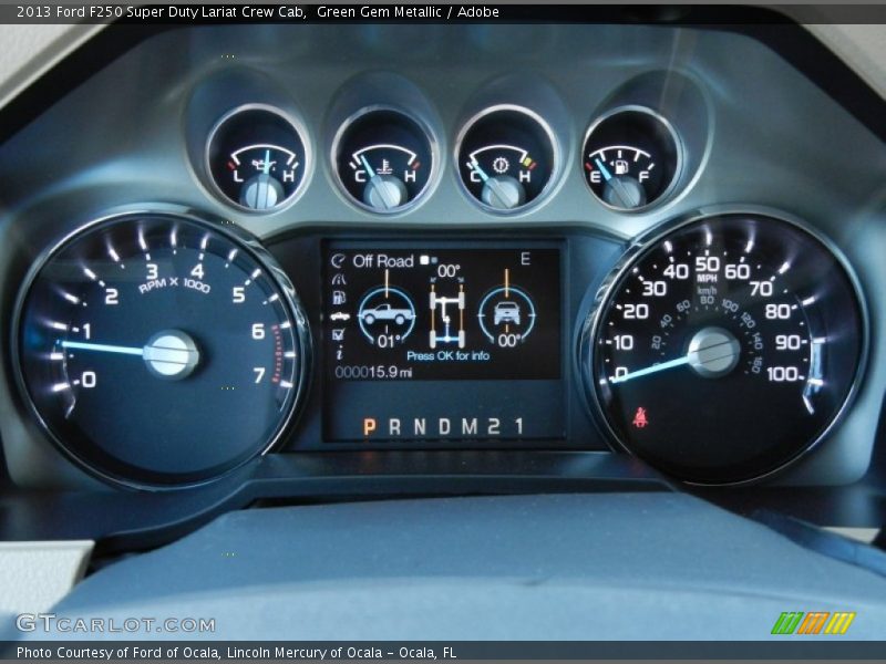  2013 F250 Super Duty Lariat Crew Cab Lariat Crew Cab Gauges