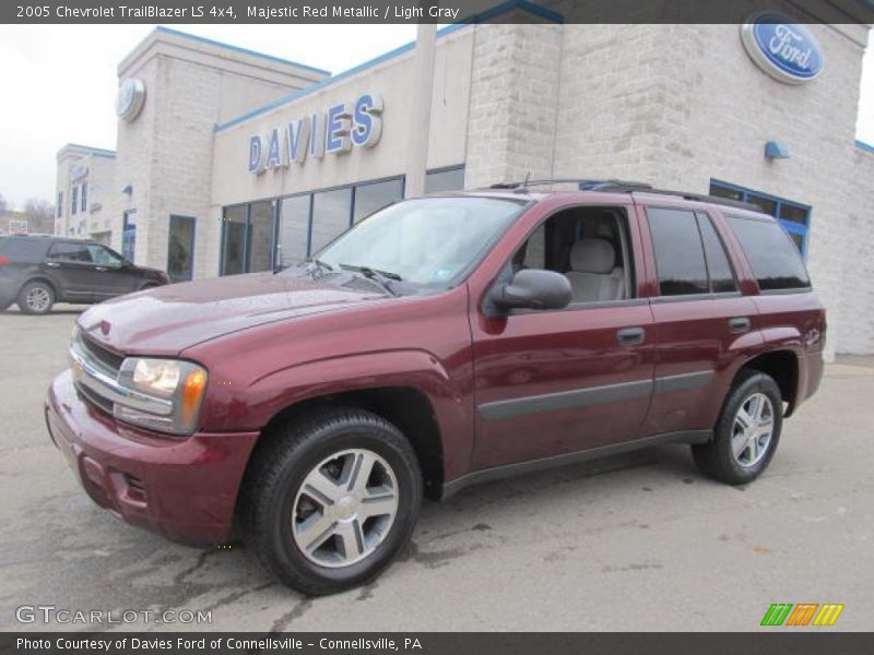 Majestic Red Metallic / Light Gray 2005 Chevrolet TrailBlazer LS 4x4