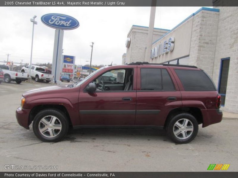 Majestic Red Metallic / Light Gray 2005 Chevrolet TrailBlazer LS 4x4