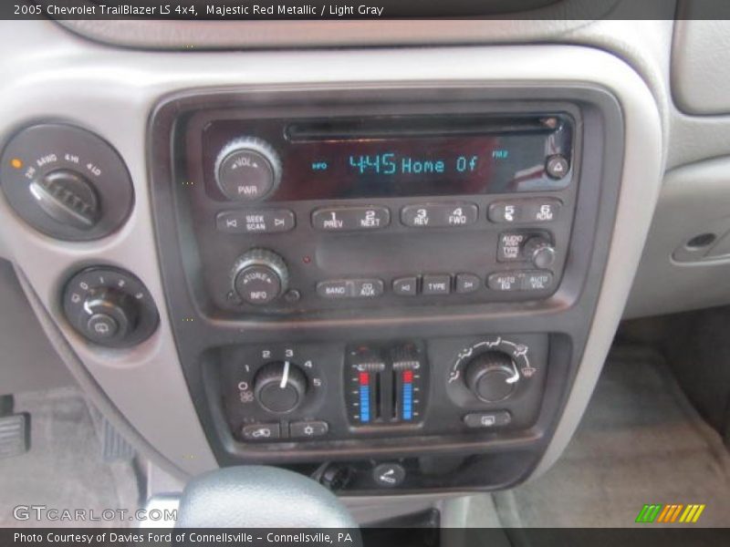 Controls of 2005 TrailBlazer LS 4x4