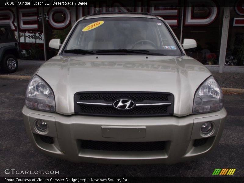 Desert Sage / Beige 2008 Hyundai Tucson SE