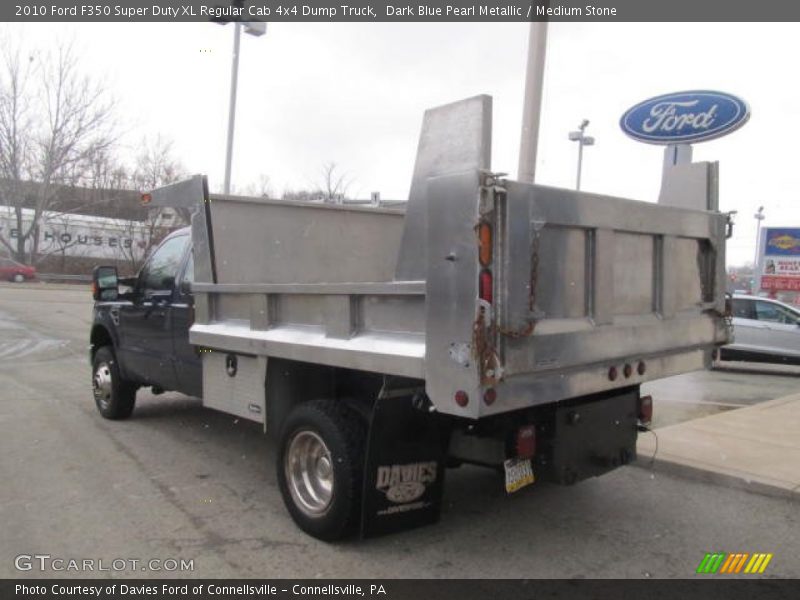  2010 F350 Super Duty XL Regular Cab 4x4 Dump Truck Dark Blue Pearl Metallic
