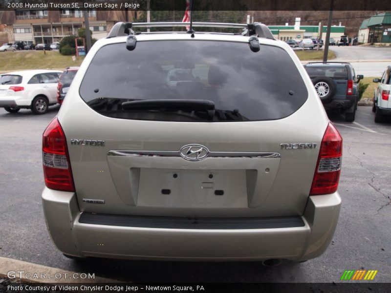 Desert Sage / Beige 2008 Hyundai Tucson SE