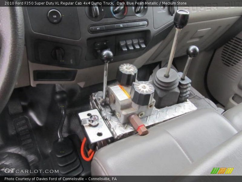 Controls of 2010 F350 Super Duty XL Regular Cab 4x4 Dump Truck