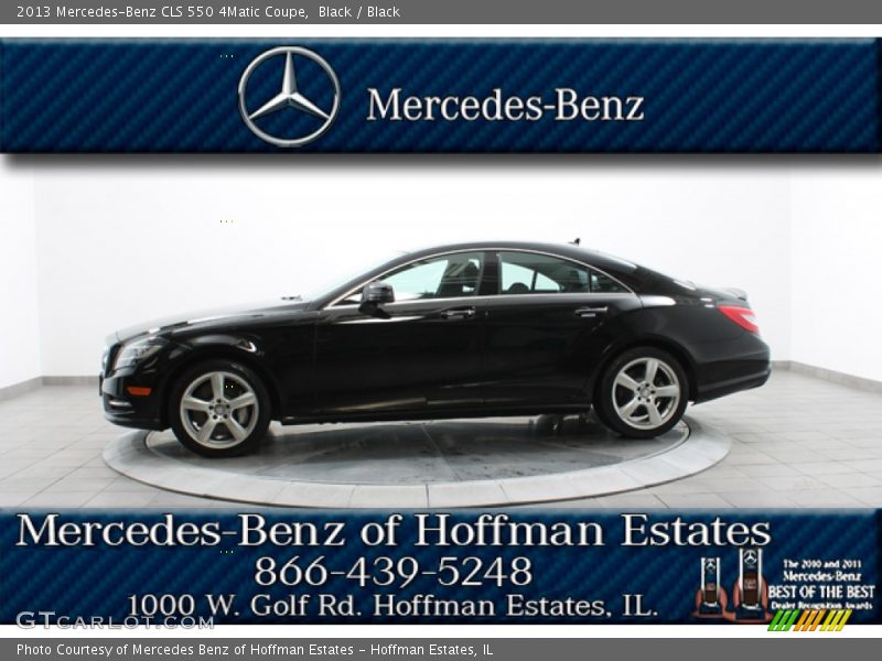 Black / Black 2013 Mercedes-Benz CLS 550 4Matic Coupe