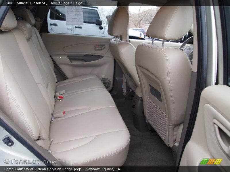 Desert Sage / Beige 2008 Hyundai Tucson SE