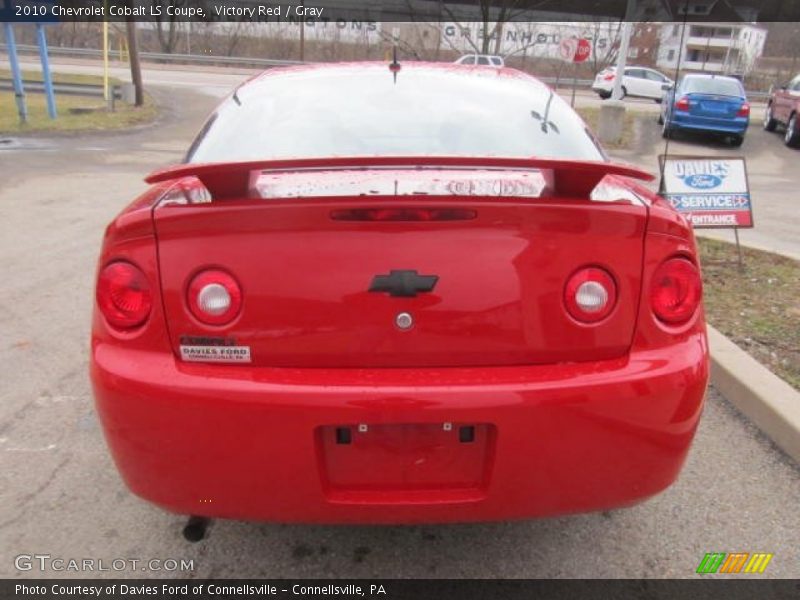 Victory Red / Gray 2010 Chevrolet Cobalt LS Coupe