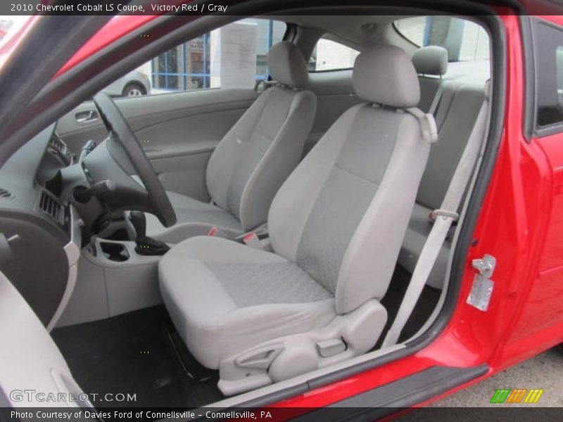 Victory Red / Gray 2010 Chevrolet Cobalt LS Coupe