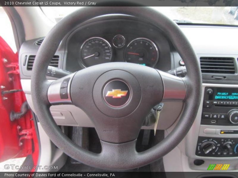 Victory Red / Gray 2010 Chevrolet Cobalt LS Coupe