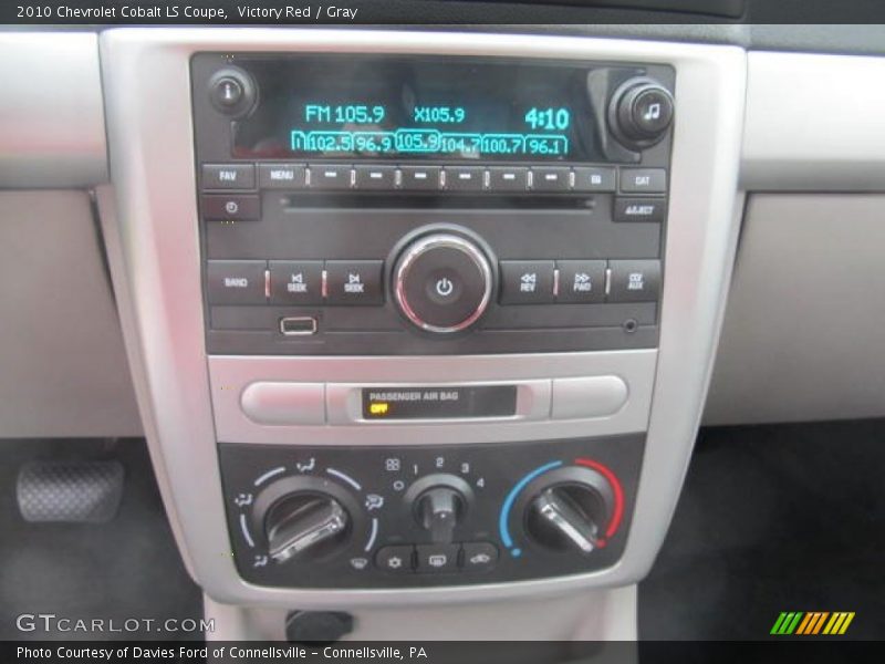 Victory Red / Gray 2010 Chevrolet Cobalt LS Coupe