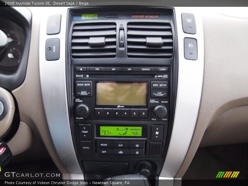 Desert Sage / Beige 2008 Hyundai Tucson SE