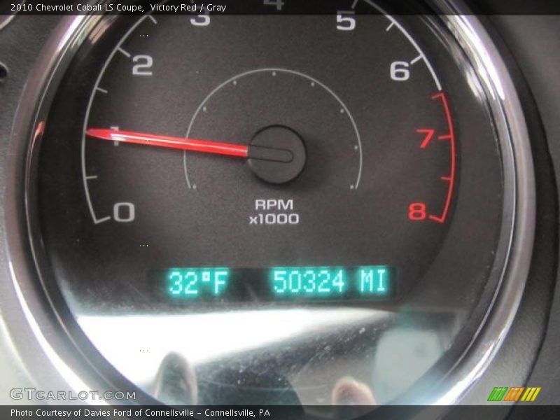 Victory Red / Gray 2010 Chevrolet Cobalt LS Coupe