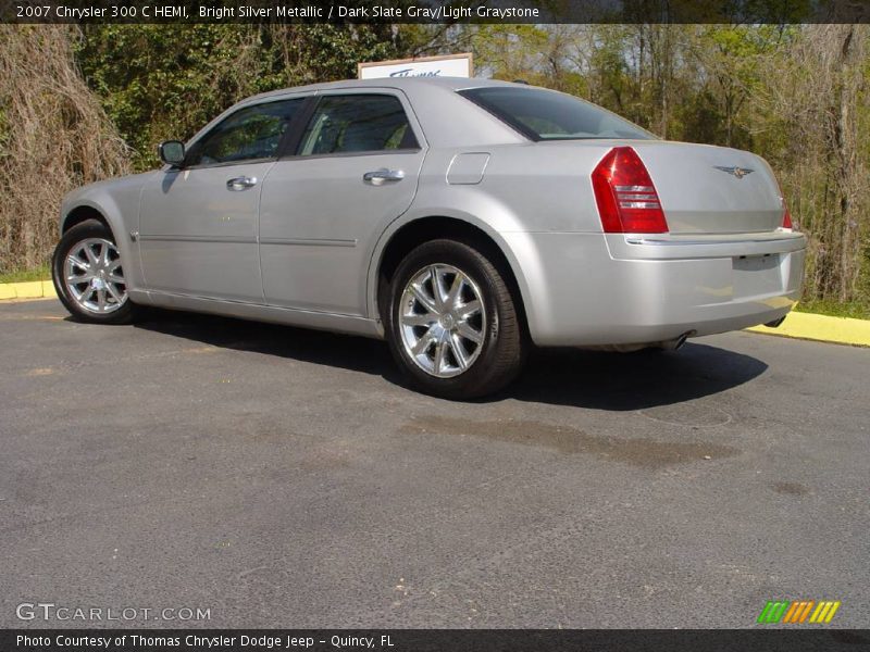 Bright Silver Metallic / Dark Slate Gray/Light Graystone 2007 Chrysler 300 C HEMI