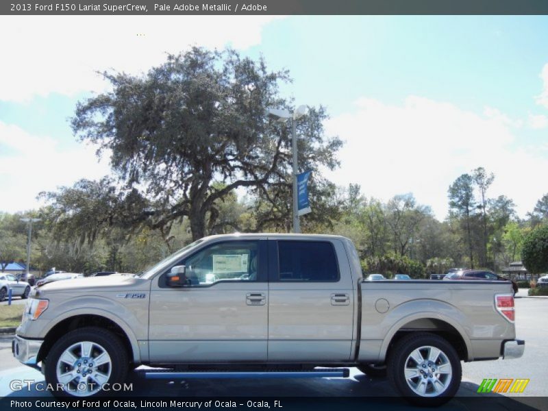 Pale Adobe Metallic / Adobe 2013 Ford F150 Lariat SuperCrew