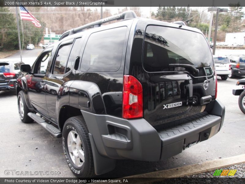 Super Black / Steel/Graphite 2008 Nissan Xterra S 4x4
