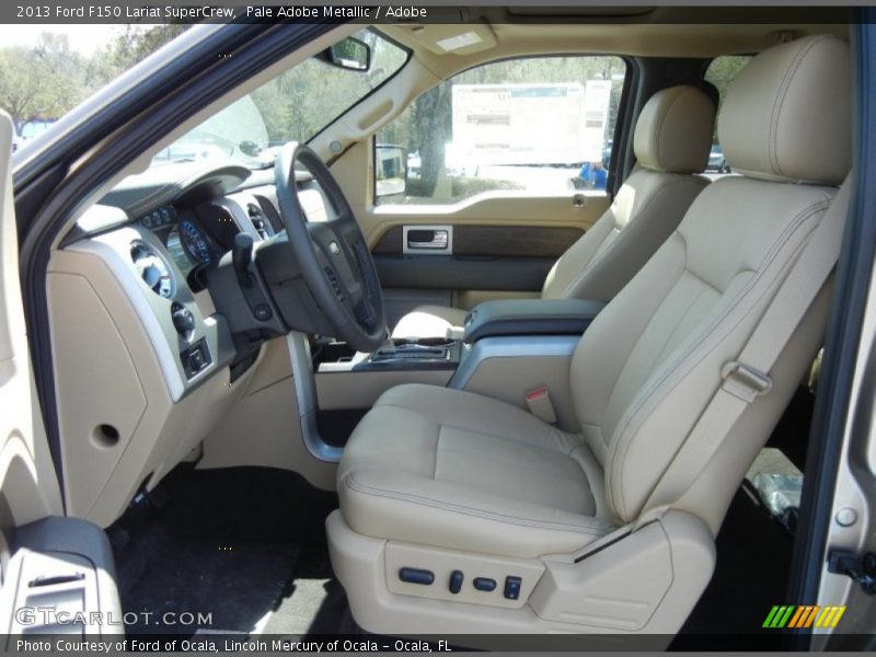 Pale Adobe Metallic / Adobe 2013 Ford F150 Lariat SuperCrew