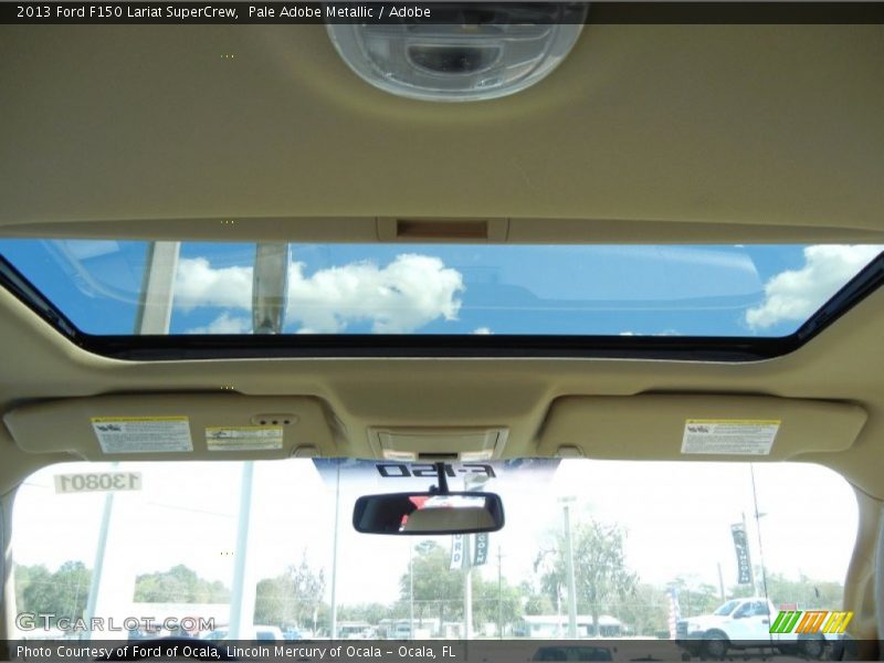 Pale Adobe Metallic / Adobe 2013 Ford F150 Lariat SuperCrew