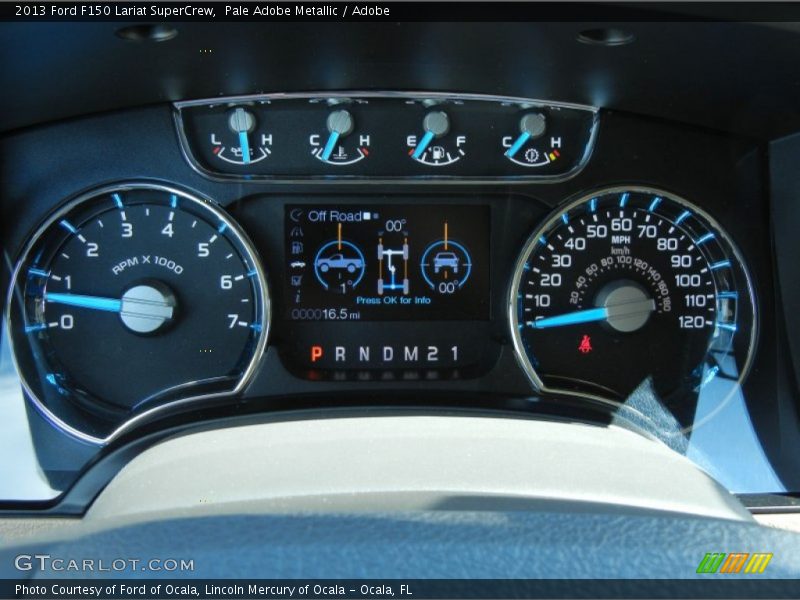 Pale Adobe Metallic / Adobe 2013 Ford F150 Lariat SuperCrew