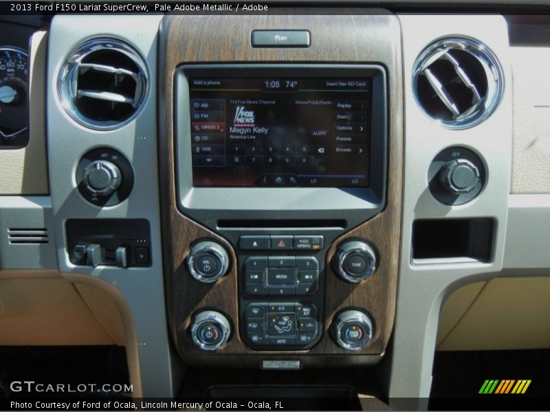 Pale Adobe Metallic / Adobe 2013 Ford F150 Lariat SuperCrew