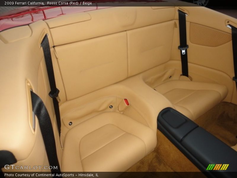 Rear Seat of 2009 California 
