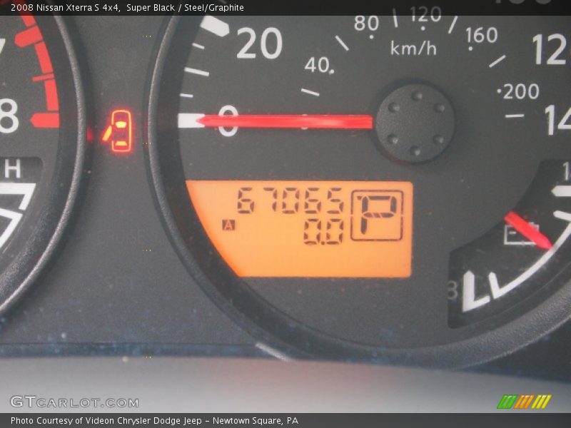 Super Black / Steel/Graphite 2008 Nissan Xterra S 4x4