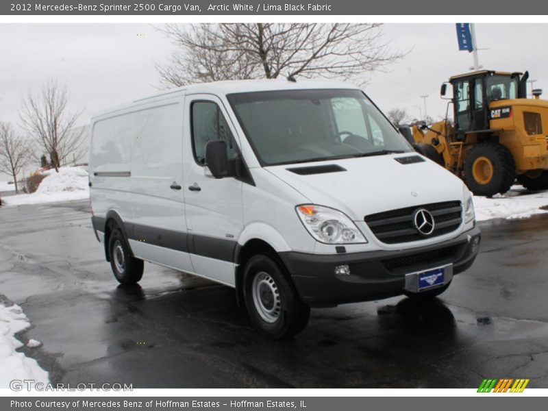 Arctic White / Lima Black Fabric 2012 Mercedes-Benz Sprinter 2500 Cargo Van