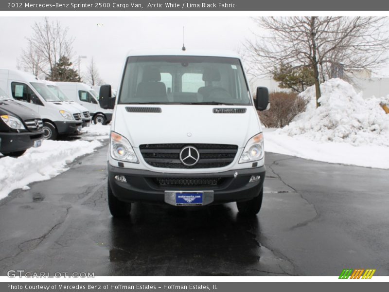 Arctic White / Lima Black Fabric 2012 Mercedes-Benz Sprinter 2500 Cargo Van