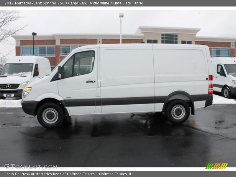 Arctic White / Lima Black Fabric 2012 Mercedes-Benz Sprinter 2500 Cargo Van