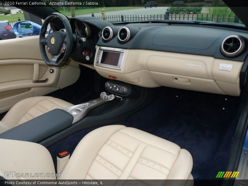 Dashboard of 2010 California 