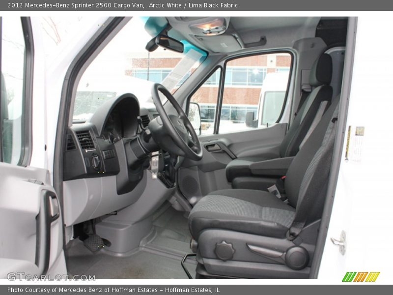 Arctic White / Lima Black Fabric 2012 Mercedes-Benz Sprinter 2500 Cargo Van